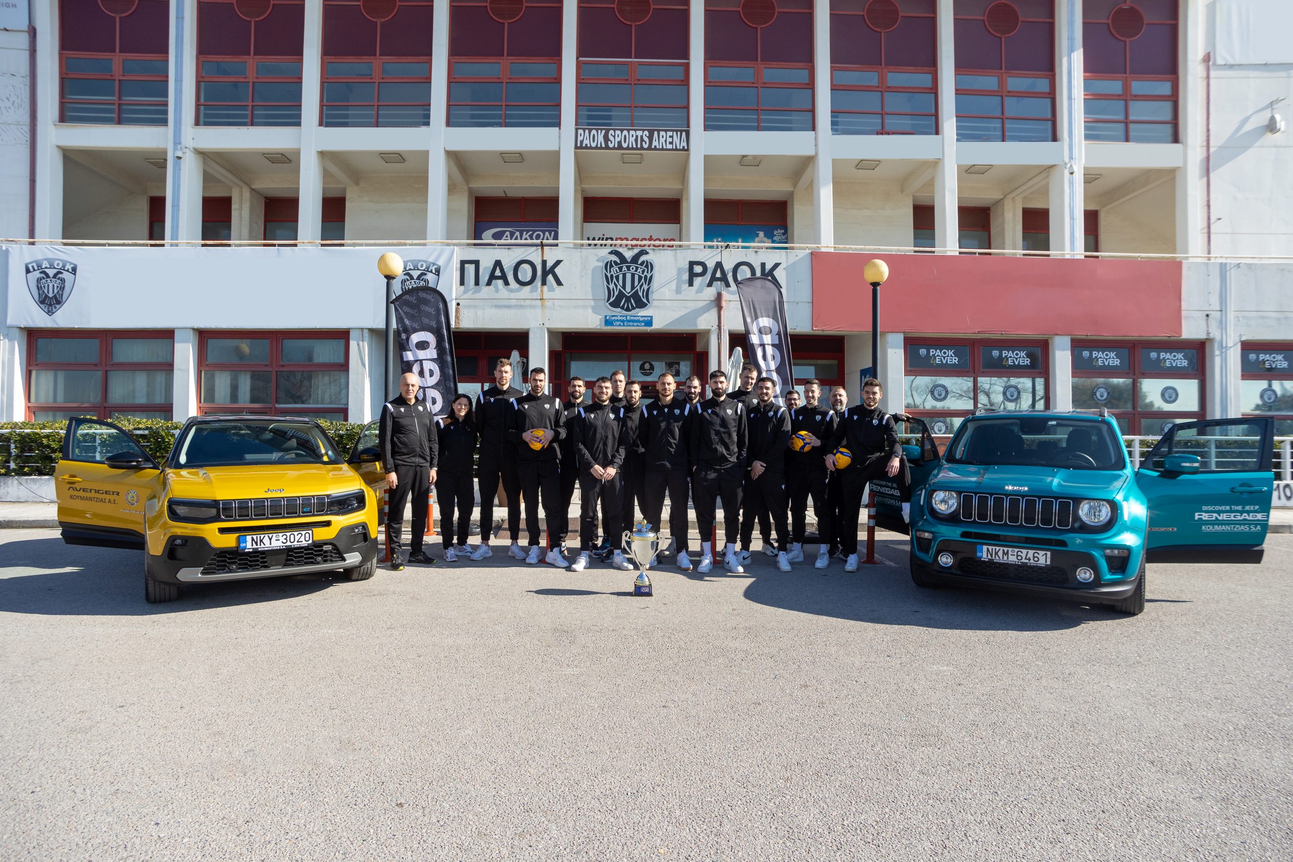 Η Jeep® Κουμαντζιάς και η ανδρική ομάδα βόλεϊ του ΠΑΟΚ συμβαδίζουν για τρίτη χρονιά στο δρόμο της επιτυχίας.
